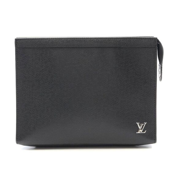 Louis Vuitton Taiga Leather Pochette Voyage Clutch - Picture 1 of 8